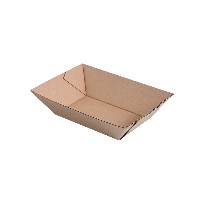 使い捨て長方形段ボール食品トレイ
