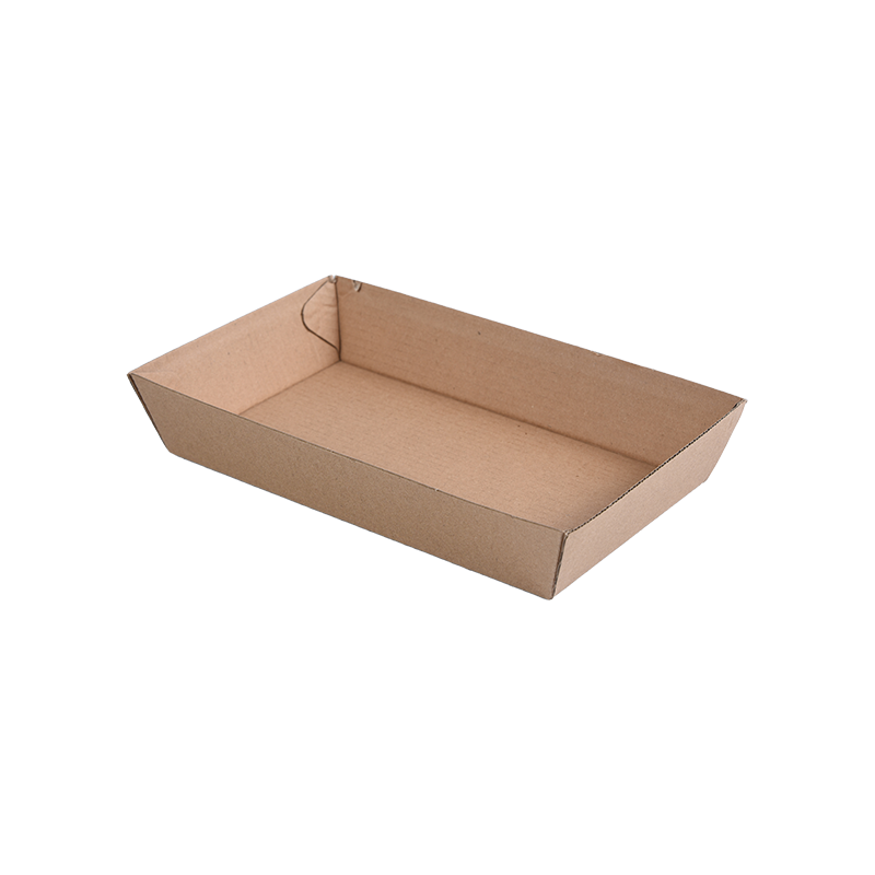 使い捨て長方形段ボール食品トレイ