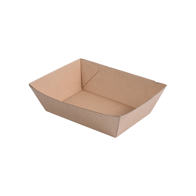 使い捨て長方形段ボール食品トレイ